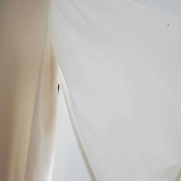 1. state cream blouse with pretty sheer sleeves size small - Picture 3 of 8